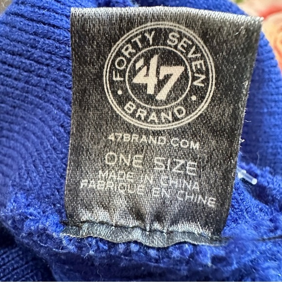 Forty Seven Brand NY blue beanie, one size - Picture 3 of 3
